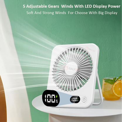 AureonAir MiniFold | Portable USB Desk Fan