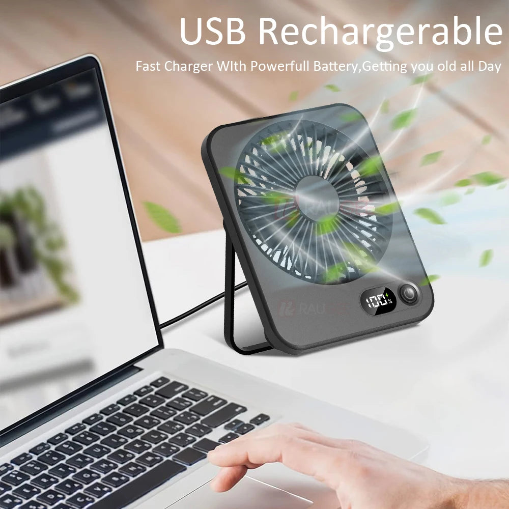 AureonAir MiniFold | Portable USB Desk Fan