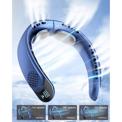AureonAir S8-PRO | Portable 4-Turbo Bladeless Neck Fan