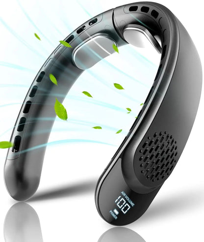AureonAir S8-PRO | Portable 4-Turbo Bladeless Neck Fan